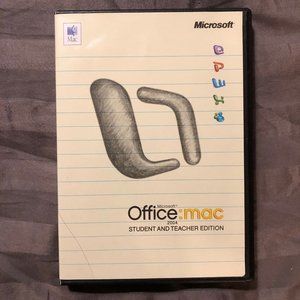 Microsoft Office Mac 2004 Student And Teacher Edition With Product Keys